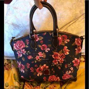 Floral Dooney and Bourke bag.. navy